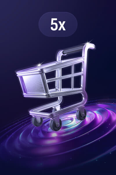 Effectuer 5 achats en magasin
